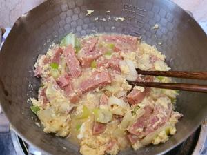 日式∣午餐肉蛋汤盖饭的做法 步骤5