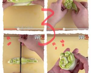 包子那点事——记录那些好吃的包子（小灯笼豆沙卷&豆沙包&香菇豆干素菜包&葱油花卷……）的做法 步骤26