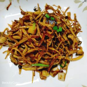 干煸杏鲍菇（素菜）的做法 步骤3