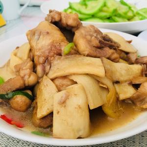 杏鲍菇炒鸡肉的做法 步骤5