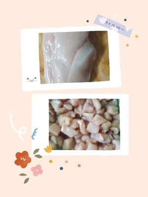 杏鲍菇鸡胸肉的做法 步骤3