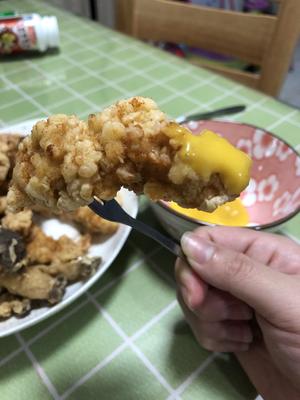 酥炸杏鲍菇➕鸡胸肉的做法 步骤10