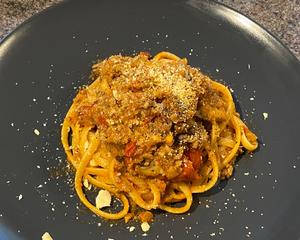 简单万能的经典番茄肉酱意面Simple Bolognese Sauce的做法 步骤8