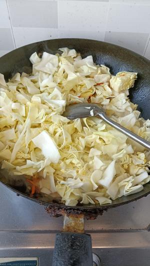 家庭版包菜饭的做法 步骤8