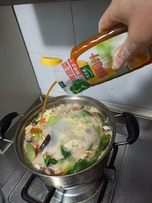 蘑菇汤+太太乐鲜鸡汁太太乐芝麻香油的做法 步骤10