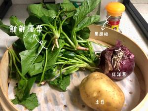 西式冷汤/浓汤低油公式-菠菜浓汤Spinach Soup、西班牙冷汤Gazpacho、蘑菇浓汤Mushroom Soup［素食］的做法 步骤1