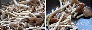 鲜茶树菇炒肉的做法 步骤1