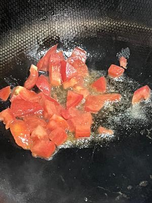 西红柿炒花菜的做法 步骤4
