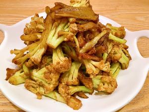 干锅菜花的做法 步骤13