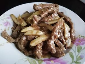 沙茶牛肉鸡腿菇的做法 步骤9