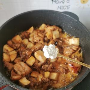 照烧鸡腿炒杏鲍菇的做法 步骤9