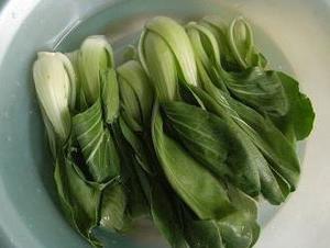 青菜草菇的做法 步骤1