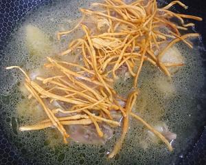 黄焖虫草菇土鸡汤的做法 步骤9