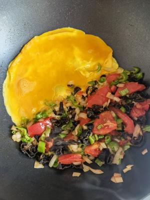 打卡减脂•低碳无米什锦炒饭（388大卡）的做法 步骤5