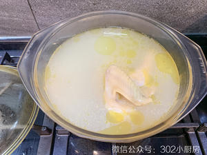 【0412】竹荪鲍鱼炖鸡 <;302小厨房>;的做法 步骤12