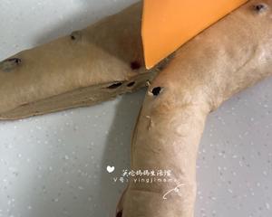 蔓越莓奶酥椰蓉红糖面包六芒星烫种老面简易拉丝不粘面团无鸡蛋加a2奶粉的做法 步骤8