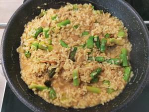 意式芦笋虾仁烩饭（Risotto）的做法 步骤14