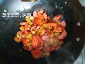 土豆西红柿火腿烩饭的做法 步骤6