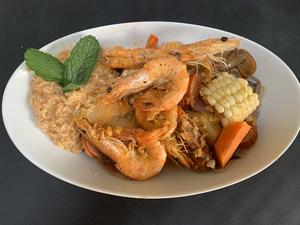 美式海鮮燴飯( Seafood Gumbo )的做法 步骤14