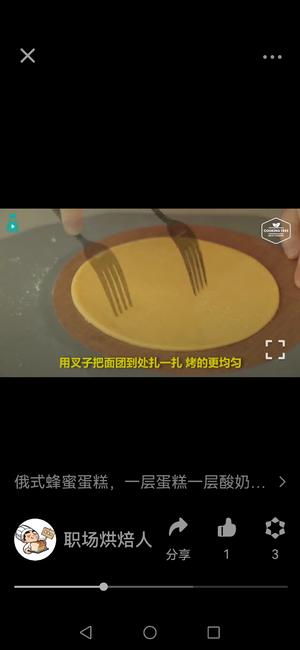 俄罗斯蜂蜜蛋糕 一层蛋糕一层酸奶油的做法 步骤14