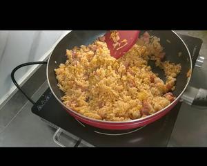 快手泡菜炒饭?的做法 步骤13