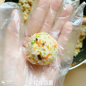 芝士就是力量【芝士肉松小饭团】的做法 步骤4