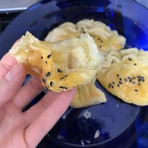 零失误无糖马苏里拉奶酪拉丝榴莲酥【西屋蒸烤箱版】的做法 步骤13