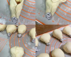 会拉丝的鸡腿面包的做法 步骤13