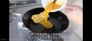 饭团娘的使用圆煎锅一个鸡蛋玉子烧的做法 步骤11
