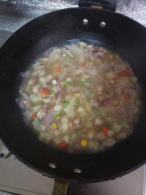 咖喱鸡腿肉芝士焗饭的做法 步骤10