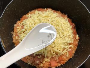 拉丝芝士火腿焗饭的做法 步骤10