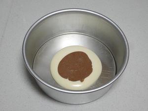 斑马纹酸奶蛋糕的做法 步骤24