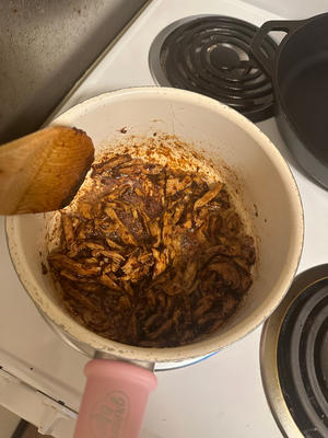 青椒鸡肉丝烩饭/面的做法 步骤6