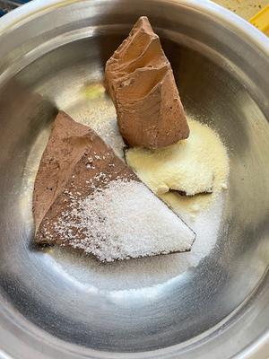 自制黑巧克力（可可液块）的做法 步骤1