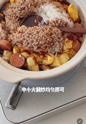 糖醋火腿鸡蛋烩饭的做法 步骤9