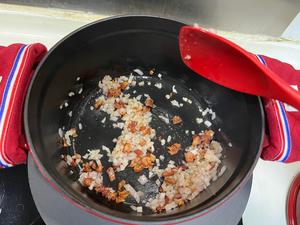 意式腊肉南瓜烩饭Pumpkin Risotto con pancetta（Staub铸铁锅版)的做法 步骤6