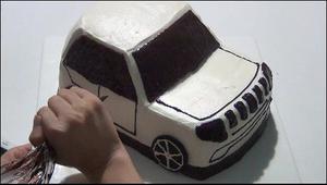 最潮的Jeep car cake汽车蛋糕的做法 步骤33