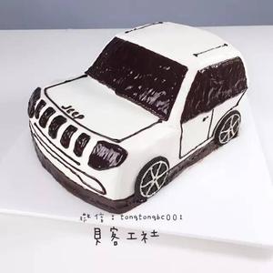 最潮的Jeep car cake汽车蛋糕的做法 步骤34