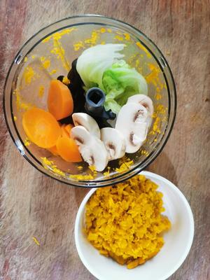 12M+宝宝辅食——南瓜牛肉杂蔬烩饭的做法 步骤4