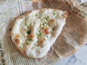 烤箱版天然酵种蒜香印度馕饼 Indian naan bread （备忘录）的做法 步骤9