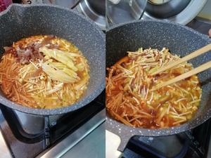 鳳梨滑菇炒肉片*豬梅花肉*日式風的做法 步骤6
