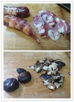 最省心的电饭锅版煲仔饭，吃一次就上瘾，超美味~的做法 步骤2