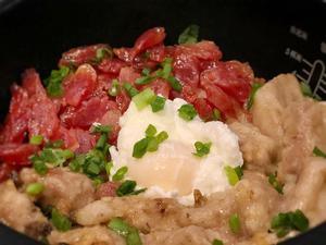 腊味豆豉排骨煲仔饭（电饭煲）的做法 步骤9