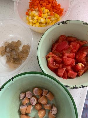 芝士焗饭（微波炉）超好吃?能拉丝的做法 步骤1