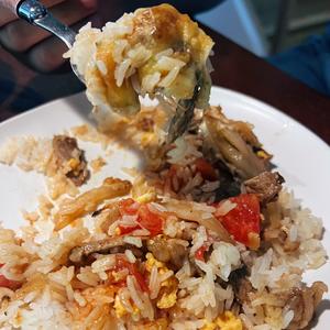 家庭版：蕃茄鸡蛋牛肉芝士焗饭的做法 步骤13