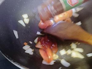 番茄虾仁芝士焗饭【精致一人食】的做法 步骤5