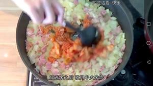 泡菜培根芝士奶油焗饭【木下大胃王】的做法 步骤7