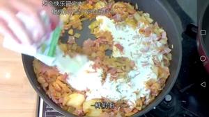 泡菜培根芝士奶油焗饭【木下大胃王】的做法 步骤9