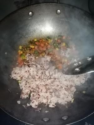 “番茄红烩杂蔬炒饭”（可做芝士焗饭）的做法 步骤11