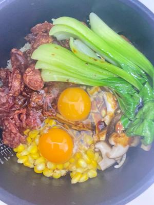 电饭锅煲仔饭（两人份）的做法 步骤11